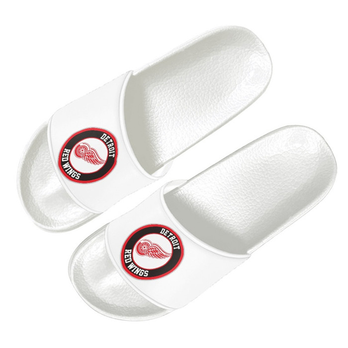 Women's Detroit Red Wings Flip Flops 001